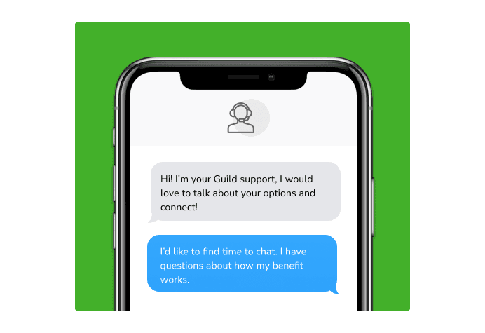 Photo of phone text converstaion