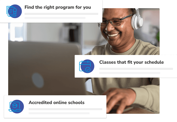Find the right program for you, classes that fit your schedule and accredited online schools.