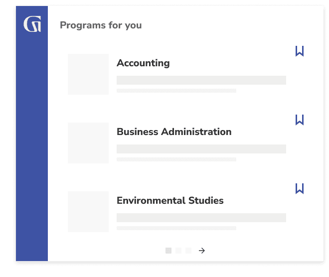 Programs for you: Accounting, Business Administration, Environmental Studies