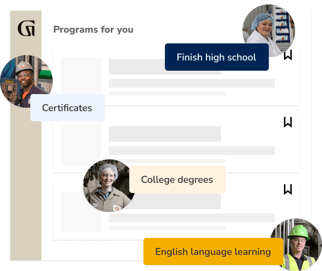 Programs for you: Finish high school, certificates, college degrees, English language learning