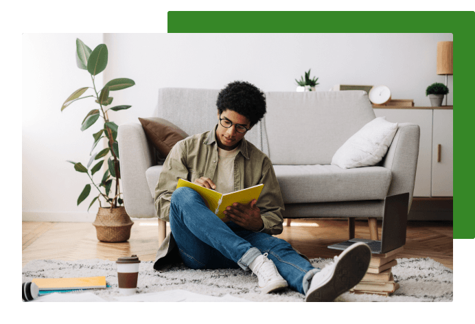 Fidelity Investments - Student studying