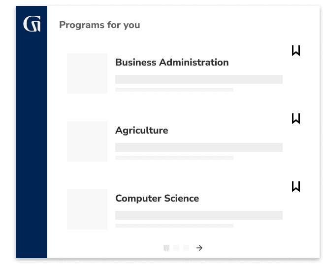 Programs for you: Business Administration, Agriculture, and Computer Science