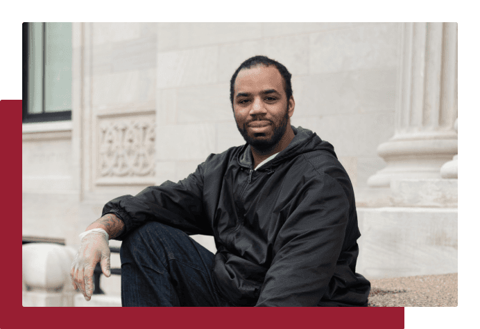 Smiling IU Health student