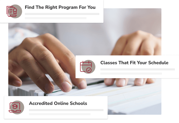 Find the right program for you, Classes that fit your schedule, Accredited online schools