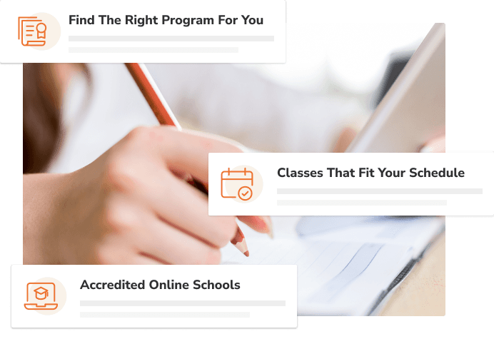 Find the right program for you, Classes that fit your schedule, Accredited online schools