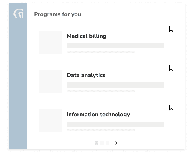 Programs for you: Medical Billing, Data Analytics, Information Technology