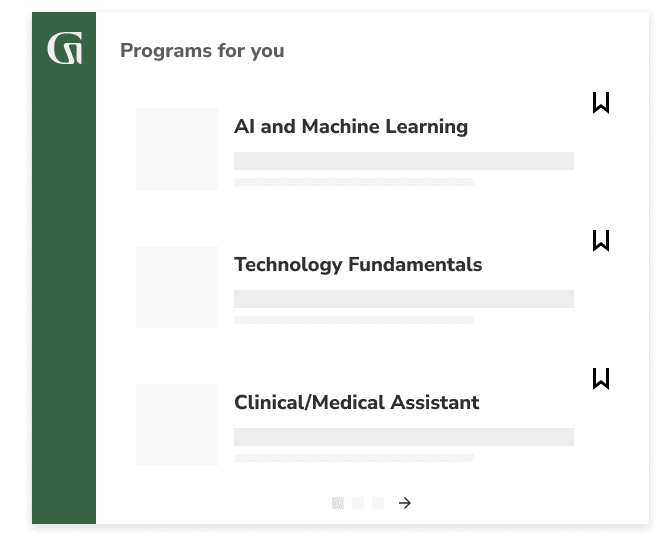 Programs for you: Technology Fundamentals, Supply Chain Management, Human Resources