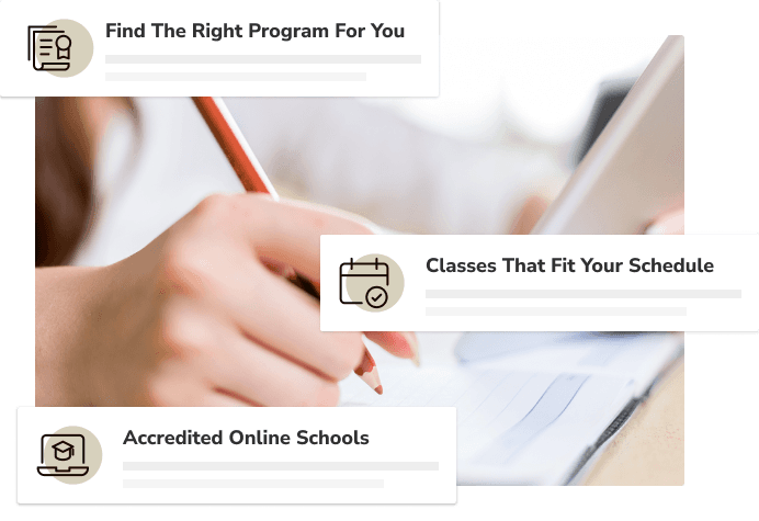Find the right program for you, Classes that fit your schedule, Accredited online schools