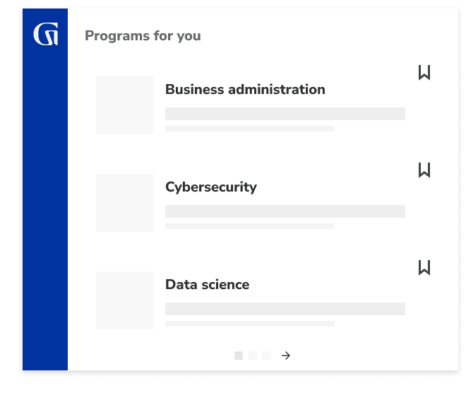 Programs for you: Business administration, Cybersecurity, Data science